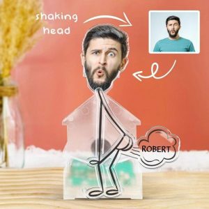 Ornaments |   Personalized Bobblehead Acrylic Stand World’s Greatest Farter Custom Photo Funny Gift For Dad Home & Living Ornaments