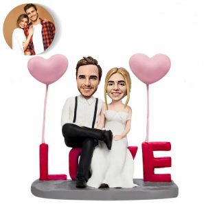 Ornaments |   Personalized Bobblehead Doll Custom Couple Photos For Valentine’s Day Home & Living Ornaments