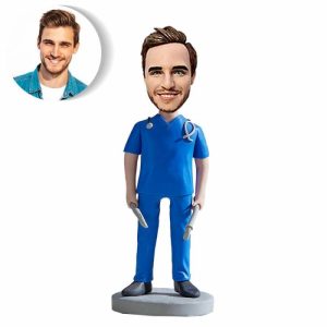 Ornaments |   Personalized Bobblehead Doll Custom Head Doctor Suit For Men Home & Living Ornaments