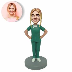 Ornaments |   Personalized Bobblehead Doll Custom Head Nurse Suit For Home & Living Ornaments