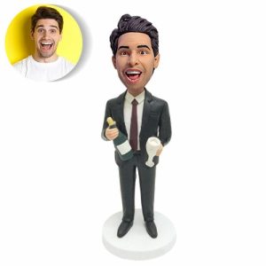 Ornaments |   Personalized Bobblehead Doll With Custom Head Of Man In Suit Home & Living Ornaments