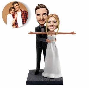 Ornaments |   Personalized Bobblehead Gift For Couple In Dress Wedding Gifts Home & Living Ornaments