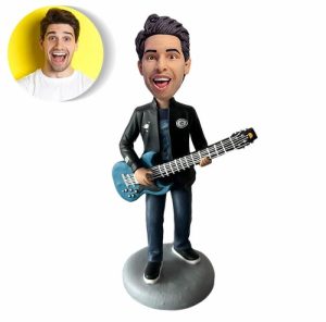 Ornaments |   Personalized Bobblehead Gift For Men Who Play Guitar Home & Living Ornaments