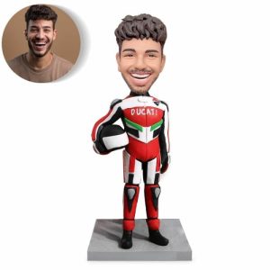 Ornaments |   Personalized Bobblehead With Customized Head For Motorcycle Enthusiasts Home & Living Ornaments