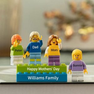 Ornaments |   Personalized Brick Figures Fun Gifts For Mother’s Day Home & Living Ornaments