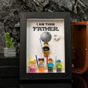 Ornaments |   Personalized Brick Minifigure Frame Cool Father’s Day Gift For Dad Home & Living Ornaments