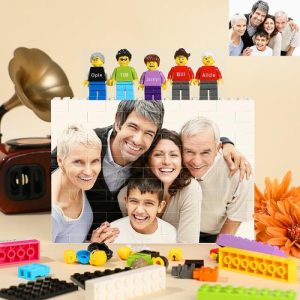 Ornaments |   Personalized Brick Minifigures And Photo Bricks Romantic Gifts For The Family Home & Living Ornaments