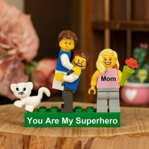 Ornaments |   Personalized Brick Minifigures Fun Father’s Day Gifts For Super Dad Home & Living Ornaments