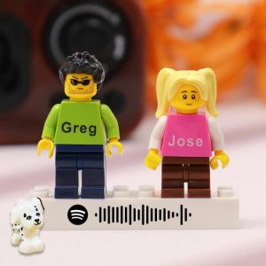 Ornaments |   Personalized Building Block Minifigure Customized Spotify Valentine’s Day Gift For Sweet Couples Home & Living Ornaments