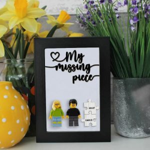 Ornaments |   Personalized Building Block Minifigure Frame Romantic Gift For Girlfriend Home & Living Ornaments