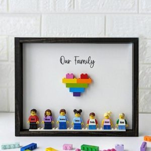 Ornaments |   Personalized Building Block Minifigure Frame Warm Gift For Family Home & Living Ornaments