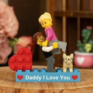 Ornaments |   Personalized Building Block Minifigures Fun Father’s Day Gifts For Dad Home & Living Ornaments