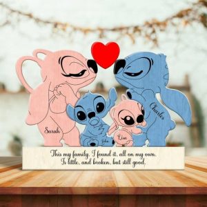 Ornaments |   Personalized Cartoon Character Wooden Family Puzzle For Mother’s Day Home & Living Ornaments