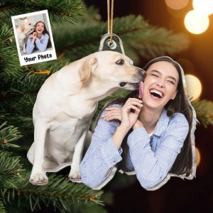 Ornaments |   Personalized Christmas Decor Custom Photo Warm Christmas Gifts For Pet Lovers Home & Living Ornaments