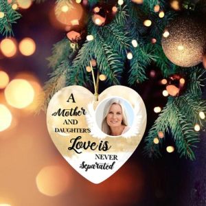 Ornaments |   Personalized Christmas Decoration Customized Mothe’s Photo Heartwarming Christmas Gift Home & Living Ornaments