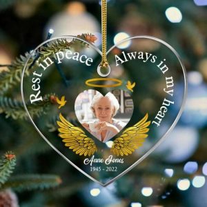 Ornaments |   Personalized Christmas Ornament Photo Memorial Photo Christmas For Loved One Home & Living Ornaments