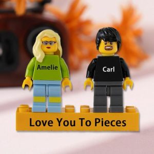 Ornaments |   Personalized Couple Minifigures Cute Valentine’s Day Gift For Him Home & Living Ornaments