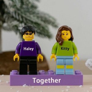 Ornaments |   Personalized Couple Minifigures Fun Custom Gift For Him Home & Living Ornaments