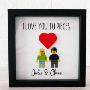 Ornaments |   Personalized Custom Couple Minifigure Photo Frame Sweet Valentine’s Day Gift Home & Living Ornaments