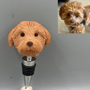 Ornaments |   Personalized Custom Head Wine Bottle Stopper Fun Gift For Pet Lovers Home & Living Ornaments