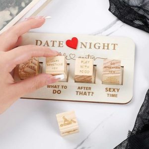 Ornaments |   Personalized Date Night Dice Romantic Valentine’s Day Gift Home & Living Ornaments