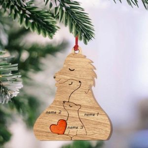 Ornaments |   Personalized Decorations Customized Names With Lion Family Christmas Gifts For Family Home & Living Ornaments