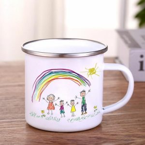 Ornaments |   Personalized Enamel Mug Children’s Works Gift For Kids Home & Living Ornaments