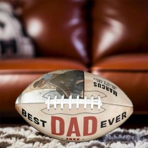 Ornaments |   Personalized Football Funny Gifts For Best Dad Ever Home & Living Ornaments