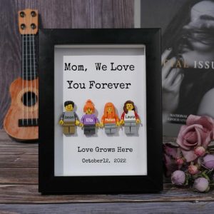 Ornaments |   Personalized Minifigure Frame Fun Gift For Mother’s Day Home & Living Ornaments