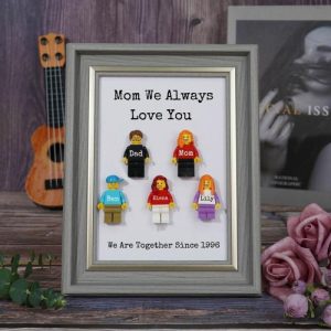 Ornaments |   Personalized Minifigure Frame Warm Gift For Mom Home & Living Ornaments