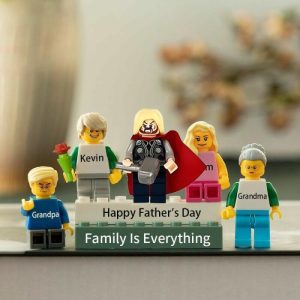 Ornaments |   Personalized Minifigure With Superhero Cute Father’s Day Gift Home & Living Ornaments