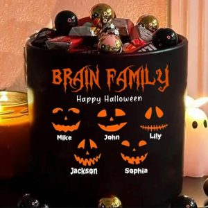 Ornaments |   Personalized Name Candy Bowl Flower Pot Special Gift For Halloween Home & Living Ornaments