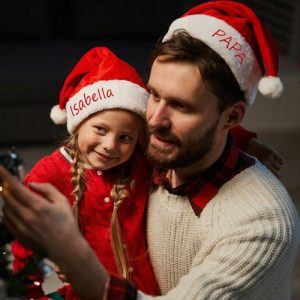 Ornaments |   Personalized Name Christmas Hat Warm Christmas Gift For Family Home & Living Ornaments