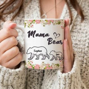 Ornaments |   Personalized Name Mug Bear Family Warm Gift For Special Day Home & Living Ornaments