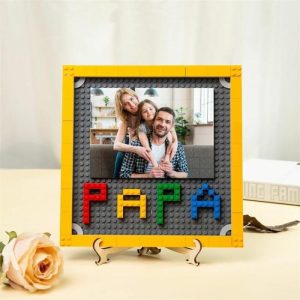 Ornaments |   Personalized Photo Block Warm Gift For The Best Dad Home & Living Ornaments