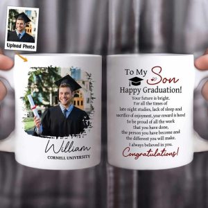 Ornaments |   Personalized Picture Mug Perfect Gift For Graduation Home & Living Ornaments