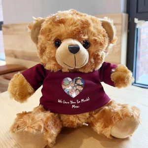 Ornaments |   Personalized Plushy Photo Teddy Bear As Birthday Gift For Friends Home & Living Ornaments