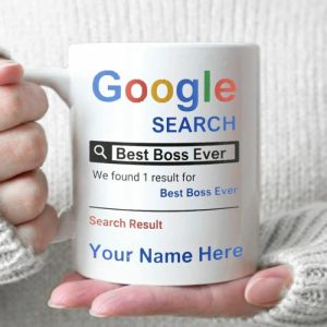 Ornaments |   Personalized Search For The Best Boss Ever Custom Name Mug Home & Living Ornaments