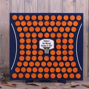 Ornaments |   Personalized Square Wooden Guestbook With La Inserts Sweet Gift For Sports Lovers Home & Living Ornaments