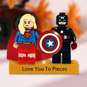 Ornaments |   Personalized Superhero Minifigures Sweet Gifts For Couples Home & Living Ornaments