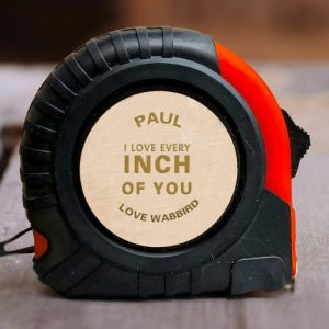 Ornaments |   Personalized Tape Measure With Customizable Name Gift For Husband Home & Living Ornaments