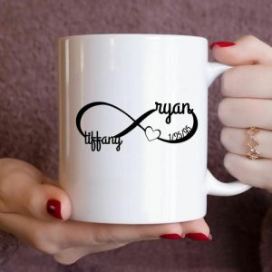 Ornaments |   Personalized Unlimited Custom Mug With Name And Heart Home & Living Ornaments