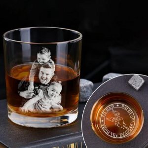 Ornaments |   Personalized Whiskey Glass Custom Photo To Dad From The Reasons You Drink For Father’s Day Home & Living Ornaments