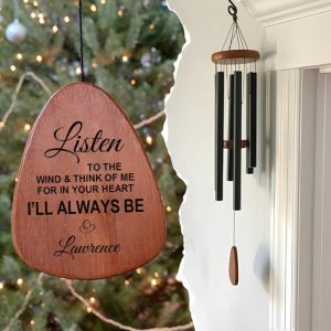 Ornaments |   Personalized Wind Chime In Your Heart I’Ll Always Be Memorial Gift For Loved One Home & Living copper