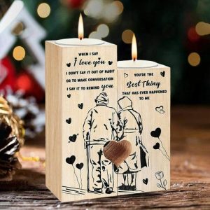 Ornaments |   Romantic Valentine’s Day Gifts Christmas Heart Candle Wife Gifts To Wife Home & Living burlywood