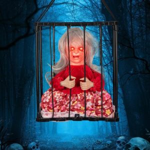 Ornaments |   Screaming Luminous Cage Ghost Horror Themed Halloween Decoration Home & Living Ornaments