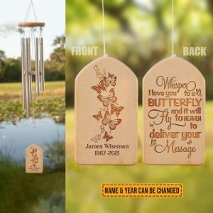 Ornaments |   "Whisper I Love You" Custom Wind Chime Home & Living Ornaments