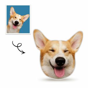 Pillows |   Custom Face Funny Dog Pillow 3D Portrait Pillow For Kids Home & Living Pillows