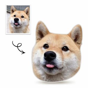 Pillows |   Custom Face Funny Dog Pillow 3D Portrait Pillow For Love Home & Living Pillows