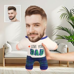 Pillows |   Customized Face Pillow Love You Dad Face Pillow Home & Living Pillows